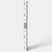 Blue Tile French Country Lemon Name Monogram Samsung Galaxy Hoesje (Linkerkant)