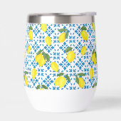 Blue Tile French Country Lemon Pattern (Links)