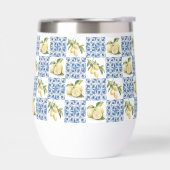 Blue Tile French Country Lemon Pattern (Links)