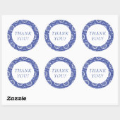 Blue Tile Thank You Sticker (Vel)