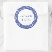 Blue Tile Thank You Sticker (Tas)