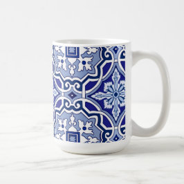 Blue tiles,Mediterranean tiles,majolica    Koffiemok