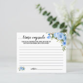 Blue Time capsule advies voor tweetalige baby kaar (Staand voorkant)