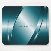 Blue Tint Metallic bliksemroestvrij stalen patroon Muismat (Voorkant)