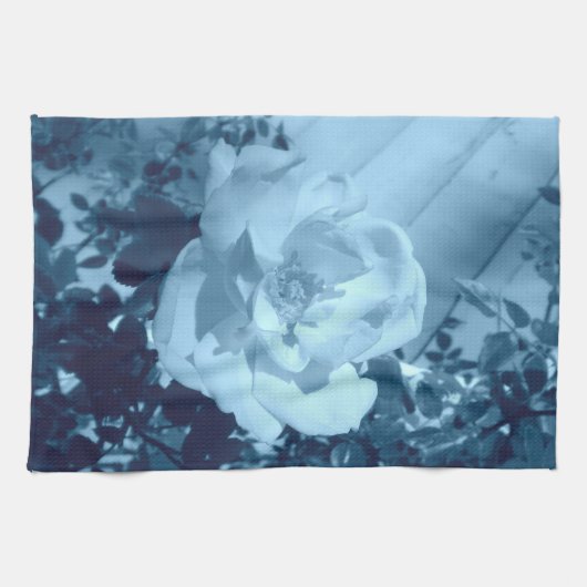 Blue Tinted Roos Kitchen Towel Theedoek (Horizontaal)