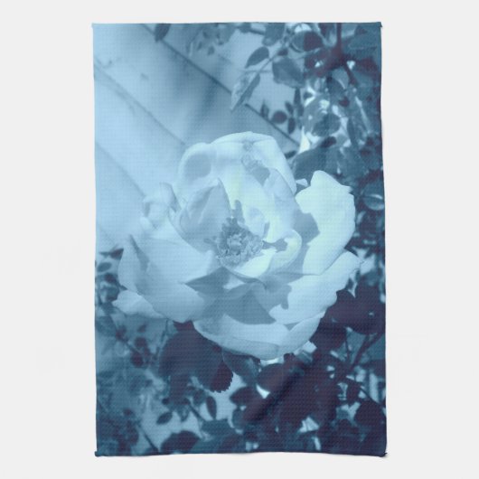 Blue Tinted Roos Kitchen Towel Theedoek (Verticaal)