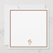 Blue Tit and Fly Agaric Watercolor Kaart (Achterkant)