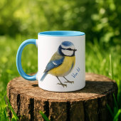 Blue Tit Bird Mug Nature Lover Gift Mok