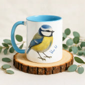 Blue Tit Bird Mug Nature Lover Gift Mok