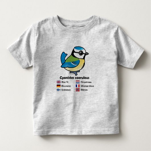 Blue Tit International Kinder Shirts (Voorkant)