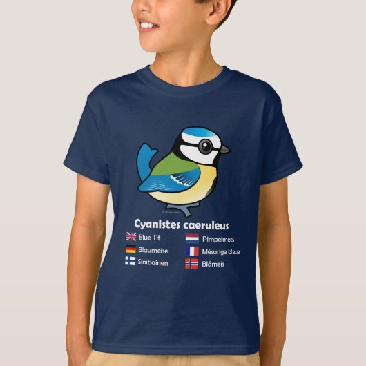 Blue Tit International T-shirt (Voorkant)