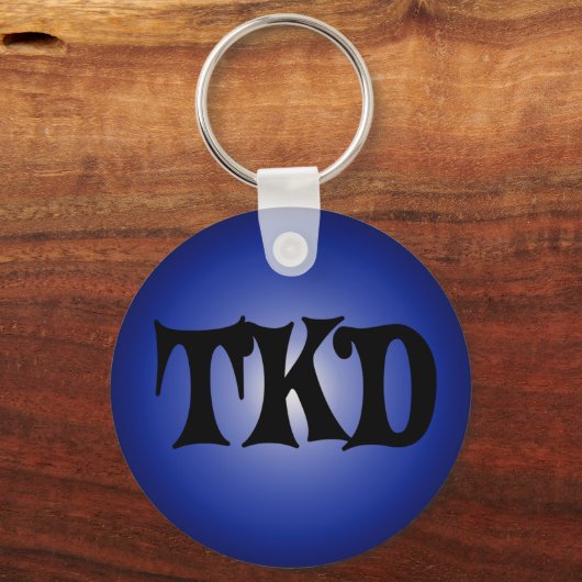 Blue TKD Sleutelhanger (Voorkant)
