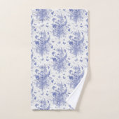 Blue Toile Bad Handdoek (Handdoek)