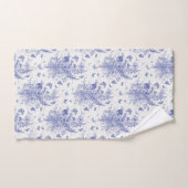 Blue Toile Bad Handdoek (Handdoek)