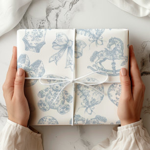 Blue Toile de Jouy  Nursery Cadeaupapier