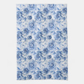 Blue Toile de Jouy Theedoek (Verticaal)
