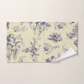 Blue Toile French Country Cherub Pattern Handdoek (Handdoek)