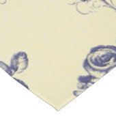 Blue Toile French Country Cherub Pattern Tafelkleed (Gekanteld)