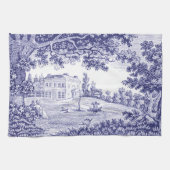 Blue Toile Kitchen Towel - Frans country decor Theedoek (Horizontaal)