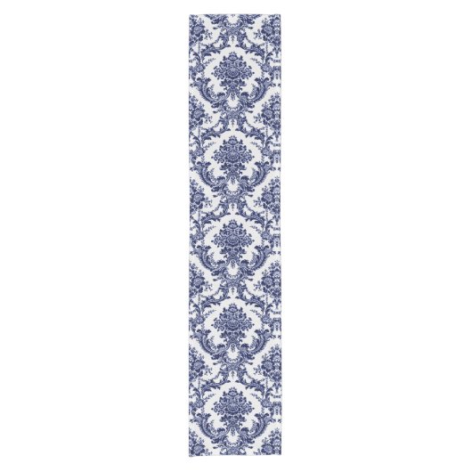 Blue Toile Korte Tafelloper (Voorkant)