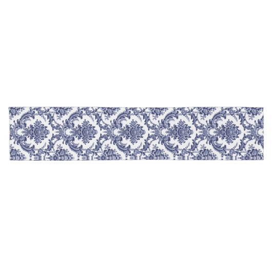 Blue Toile Korte Tafelloper (Horizontaal)