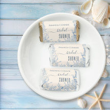 Blue toile oceaan thema Vrijgezellenfeest