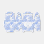 Blue Toile Oerwoud Animals Safari Chinoiserie Bedankdoosjes (Uitgevouwen)