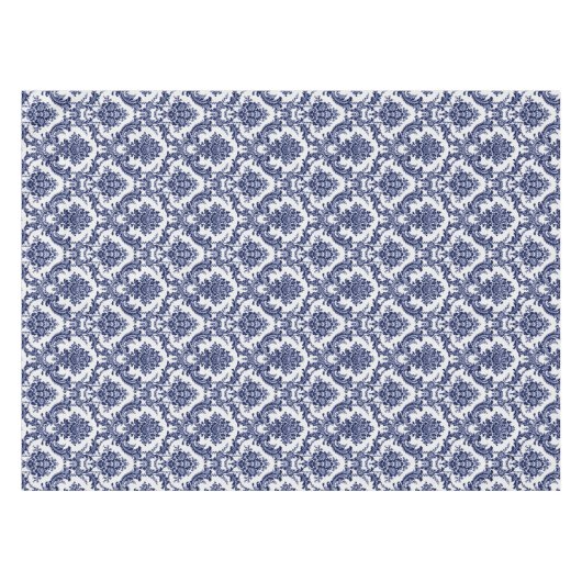 Blue Toile Tafelkleed (Voorkant (Horizontaal))