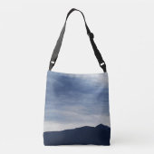 Blue Toned Mountain Crossbody Tas (Achterkant)