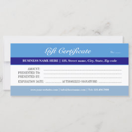 Blue Tones Cadeaubon