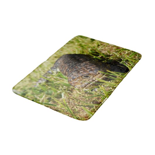 Blue Tongue Stumpy Lizard Badmat (Gekanteld)