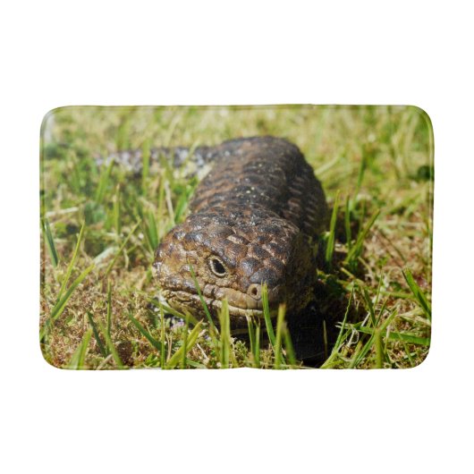 Blue Tongue Stumpy Lizard Badmat (Voorkant)