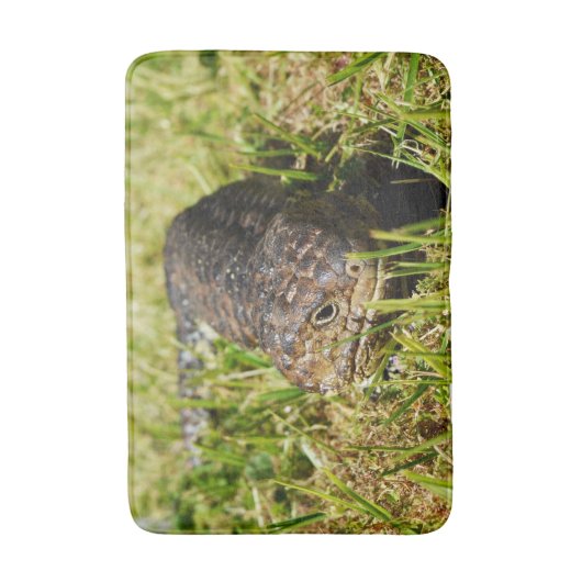 Blue Tongue Stumpy Lizard Badmat (Voorkant Verticaal)