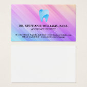 Blue Tooth Artistic Logo | tandheelkunde Visitekaartje (Voorkant /achterkant)