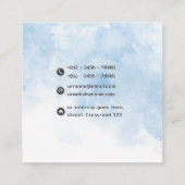 Blue Tooth Dentist Visitekaartje (Achterkant)