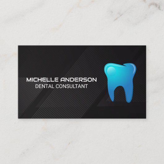 Blue Tooth Logo | Tandheelkunde  Visitekaartje (Voorkant)