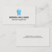 Blue Tooth Sparkle Icoon | Tandheelkunde Visitekaartje (Voorkant / Achterkant)