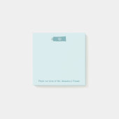 Blue Toothpaste Tube Dental Berichten Post-it® Notes (Voorkant)