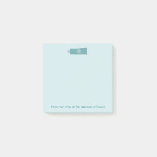 Blue Toothpaste Tube Dental Berichten Post-it® Notes