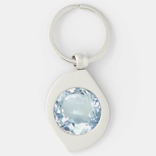 Blue Topaz 1 Sleutelhanger (Voorkant)