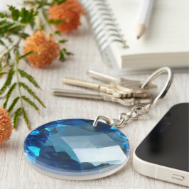 Blue Topaz 2 Sleutelhanger