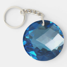 Blue Topaz 2 Sleutelhanger