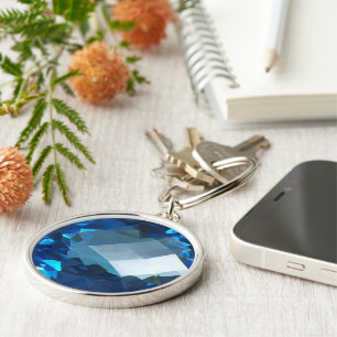 Blue Topaz 2 Sleutelhanger