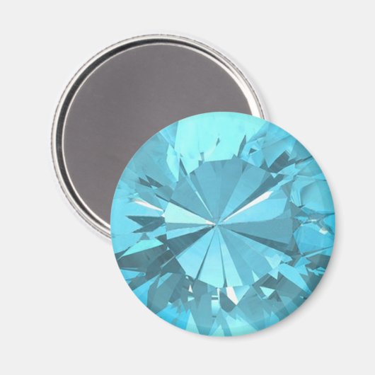 Blue Topaz 3 Magneet (Voorkant / Achterkant)