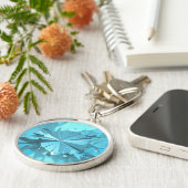 Blue Topaz 3 Sleutelhanger (Zijkant)