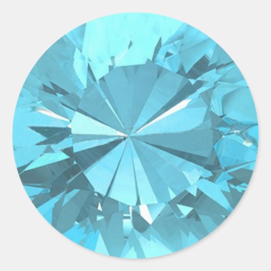 Blue Topaz 3 Sticker (Voorkant)