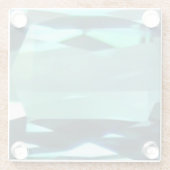 Blue Topaz 4 Glazen Onderzetter (Achterkant)