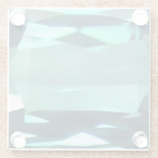 Blue Topaz 4 Glazen Onderzetter (Achterkant)