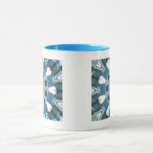 Blue Topaz Kaleidoscope Mok (Midden)