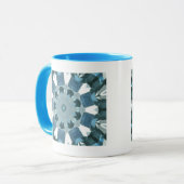 Blue Topaz Kaleidoscope Mok (Voorkant links)